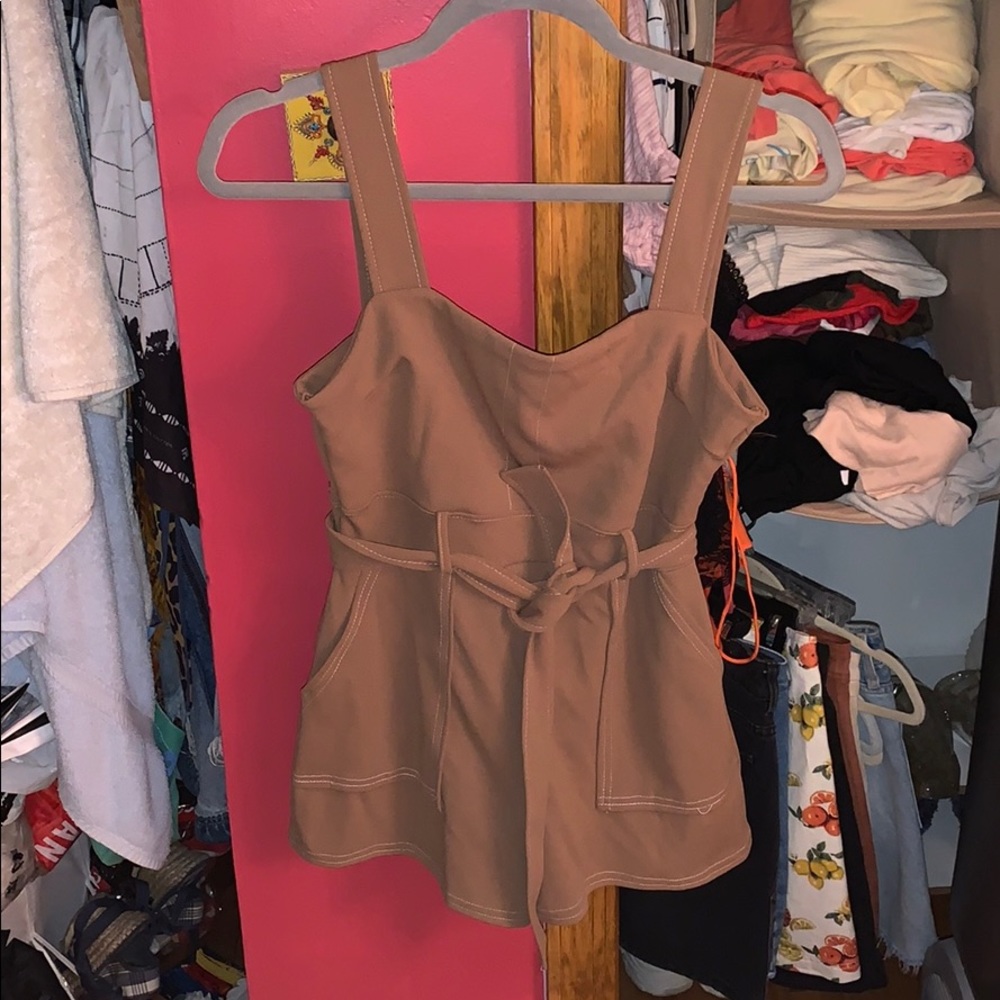 Tan Romper